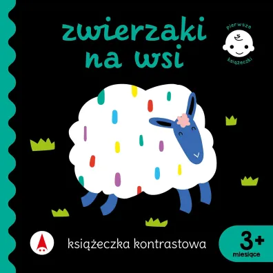 Ksi��eczka kontrastowa. Zwierzaki na wsi