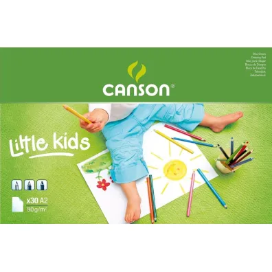 Canson Blok rysunkowy bia�y A2/30k, 90g