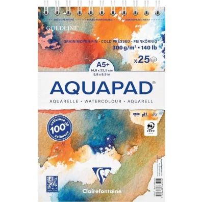 Clairefontaine Blok A5+ akwarelowy aquapad 300g 25ark