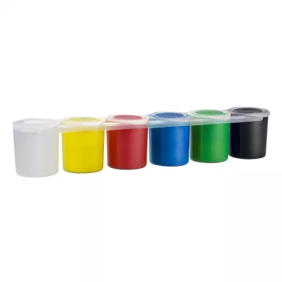 Milan Farby do malowania palcami 6 kolor�w, 25 ml