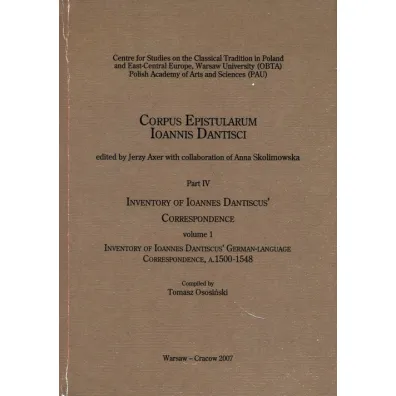 Corpus Epistularum part 4 vol 1