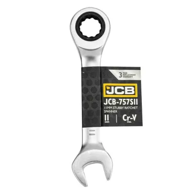 Jcb Klucz p�asko-oczkowy z grzechotk� kr�tki 11mm