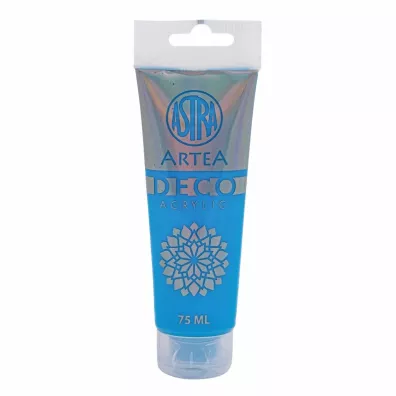 Astra Farba akrylowa Deco Artea tuba neonowa niebieski 75ml