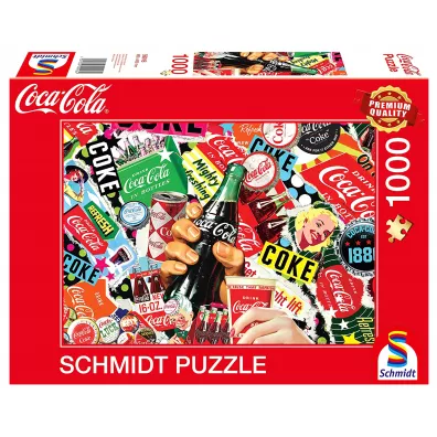 Puzzle 1000 el. Coca-Cola. Reklama Schmidt