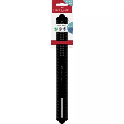 Faber-Castell Linijka Dots czarna 30cm