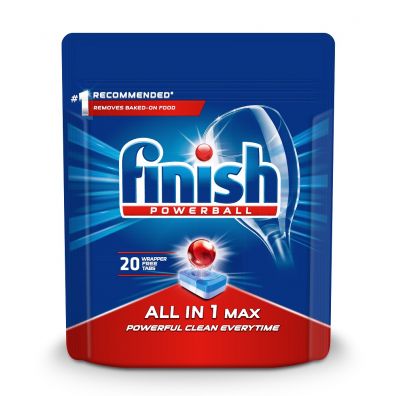 Finish Powerball All In 1 Max tabletki do mycia naczy w zmywarkach 20 szt.