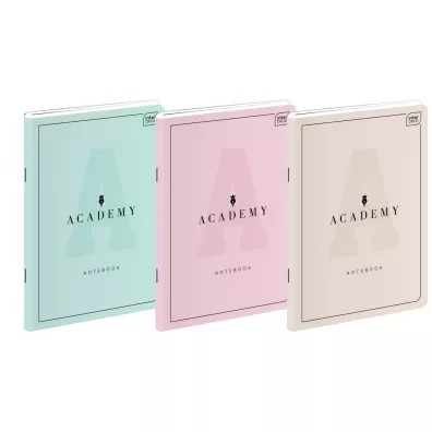 Interdruk Zeszyt A4 Academy pastel kratka 60 kartek