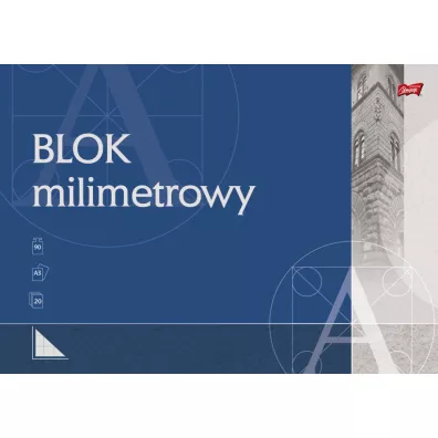 St. Majewski Blok milimetrowy A3 20 kartek