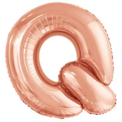 Amscan Balon foliowy litera Q r�owe z�oto 72x86cm