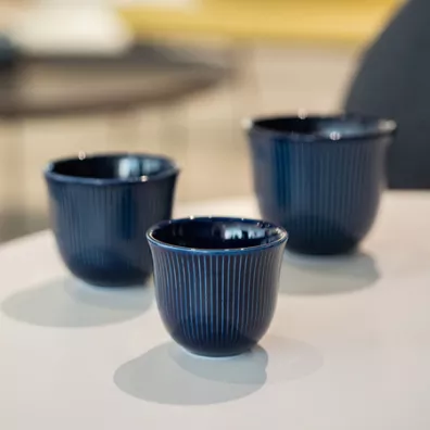 Loveramics Brewers Kubek Embossed Tasting Cup Cobalt 80 ml