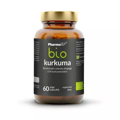 Pharmovit Kurkuma ekstrakt Suplement diety 60 kaps. Bio