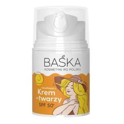 Ba�ka Kosmetyki Po Polsku Krem do twarzy SPF 50+ nawil�aj�cy 50 ml