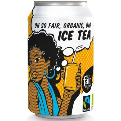 Oxfam Fair Trade Napój gazowany o smaku herbaty ice tea fair trade 330 ml Bio