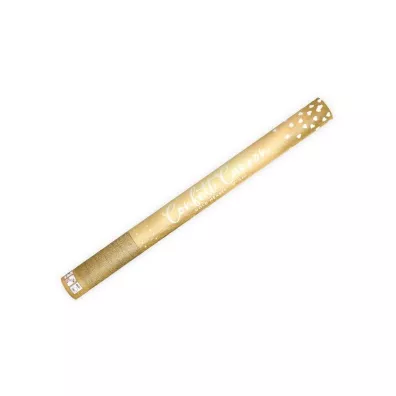 PartyDeco Tuba ze z�otymi sercami 60 cm