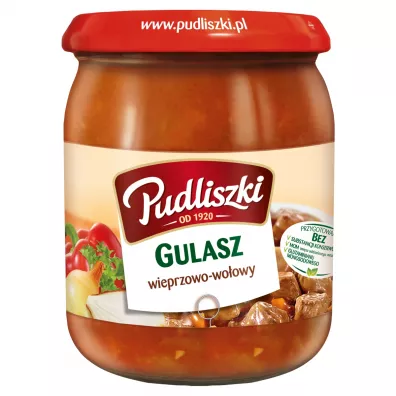 Pudliszki Gulasz wieprzowo-wo�owy 500 g