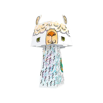 Kolorowanka CubeHead 3D, "Lama", Normal