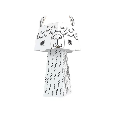Kolorowanka CubeHead 3D, "Lama", Normal
