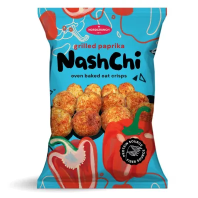 Nordcrunch Chrupki proteinowe o smaku grillowanej papryki 60 g