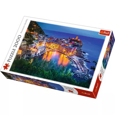 Puzzle 2000 el. Vernazza o zmroku Trefl