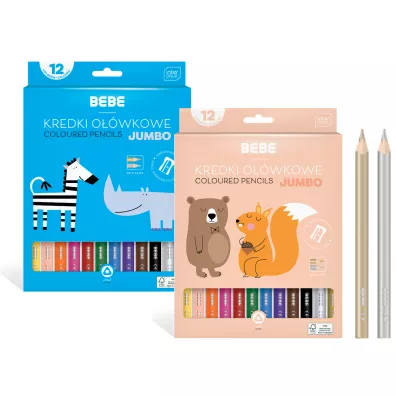 Interdruk Kredki o��wkowe Jumbo BB KID 12 szt.