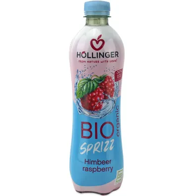 Hollinger Nap�j gazowany malinowy 30 % mniej cukru 500 ml Bio