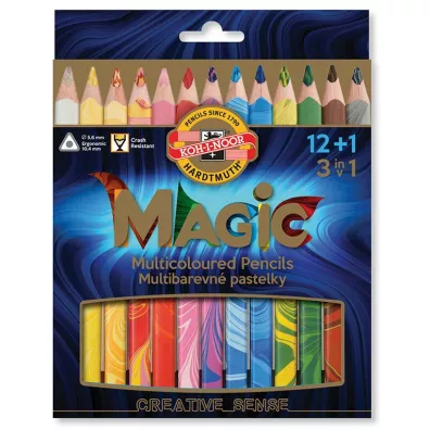 Koh-I-Noor Kredki Magic Trio 13 szt.
