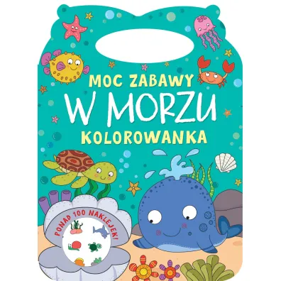 Moc zabawy. W morzu. Kolorowanka