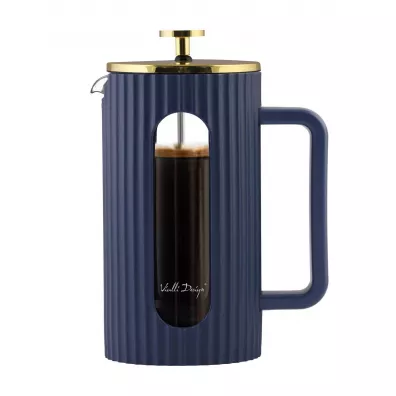 Vialli Design Zaparzacz do kawy i herbaty Livio indigo 1050 1 l