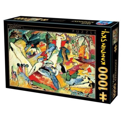 Puzzle 1000 el. Kandinsky, Kompozycja numer II D-Toys
