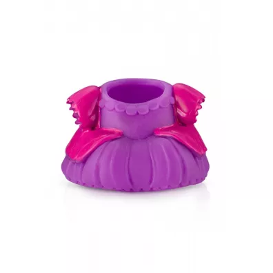 Strojnisie Ba�niowe Misie Anio�ek + Diabe� + fioletowa sukienka ksi�niczki 2-pack