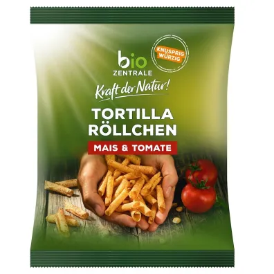 Bio-Zentrale Chipsy tortilla rurka bez glutenu 125 g Bio