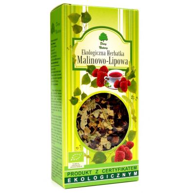 Dary Natury Herbatka lipowo - malinowa 80 g Bio