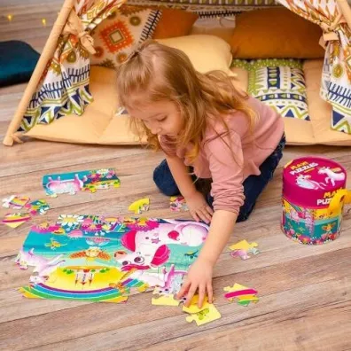 Puzzle maxi 2w1 (15+48 el.) Jednoro�ce Roter Kafer
