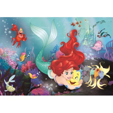 Puzzle 24 el. Maxi SuperColor. Disney Little Memaid Clementoni