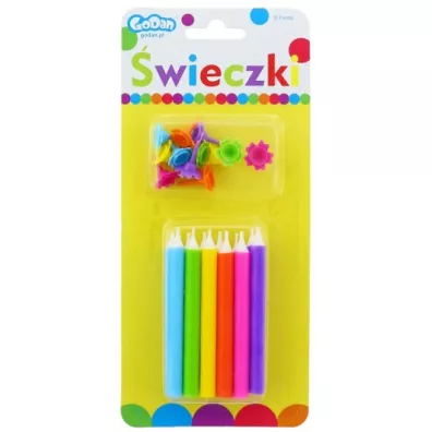 wieczki urodzinowe Tcza 12 szt.