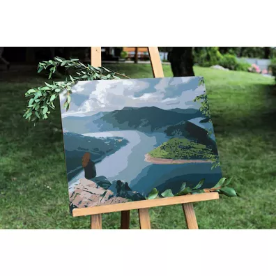 Twoje Hobby Malowanie po numerach - Podr�nik na kraw�dzi �wiat�a 40x50cm