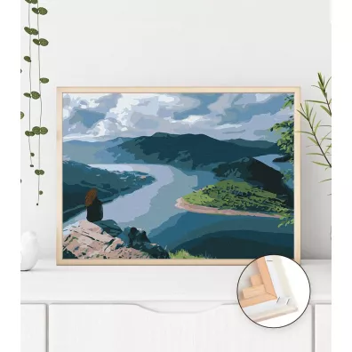 Twoje Hobby Malowanie po numerach - Podr�nik na kraw�dzi �wiat�a 40x50cm