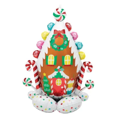 Amscan Balon foliowy AirLoonz domek z piernika 81x129cm