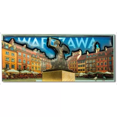 Pan Dragon Magnes I love Poland Warszawa ILP-MAG-C-WAR-01