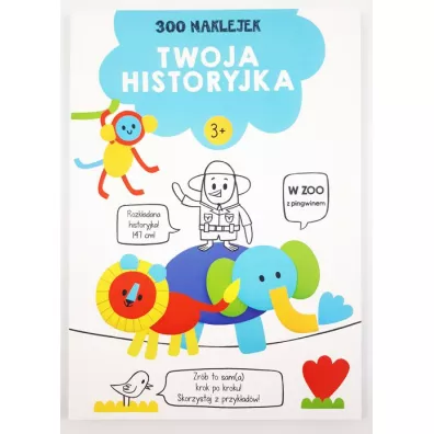300 naklejek. Twoja historyjka 3+ (niebieska)