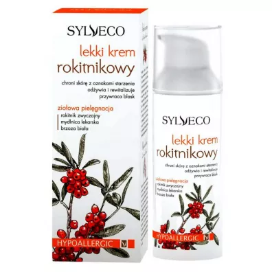 Sylveco Lekki krem rokitnikowy do codziennej piel�gnacji Rokitnik Zwyczajny & Brzoza Bia�a & Mydlnica Lekarska 50 ml