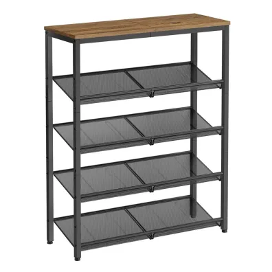 Songmics Stabilna szafka na buty 5 poziomw Loft