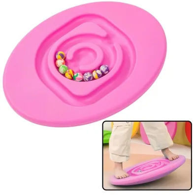 Deska R�wnowa��ca Sensoryczna r�owa LeanToys