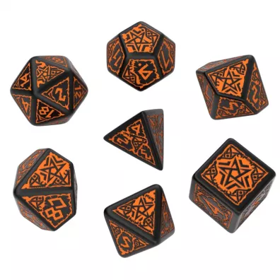 Komplet koci. Pathfinder. Hell's Vengeance - Czarno-pomaraczowy Q-Workshop
