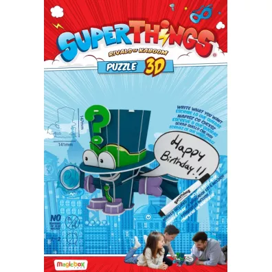 Puzzle 3D SuperThings. Figurka Enigma Magic Box