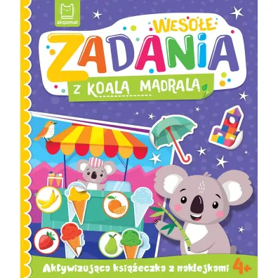 Weso�e zadania z koal� m�dral�. Aktywizuj�ca ksi��eczka z naklejkami 4 - Katarzyna  �anocha