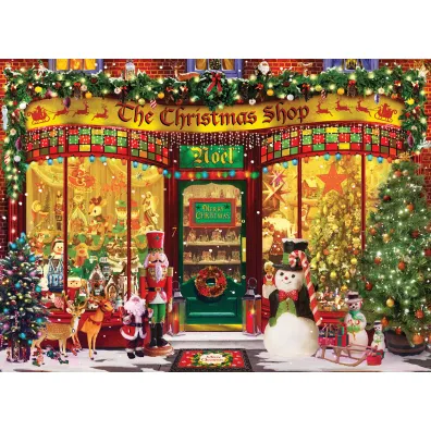 Puzzle 1000 el. The Christmas Shop by G.Wal Eurographics