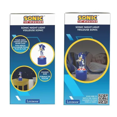 Sonic the Hedgehog Lampka nocna 3D Sonic Lexibook NLJ01SN
