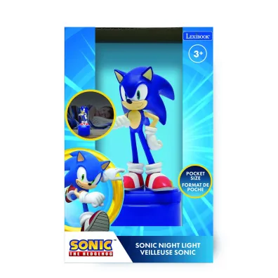 Sonic the Hedgehog Lampka nocna 3D Sonic Lexibook NLJ01SN