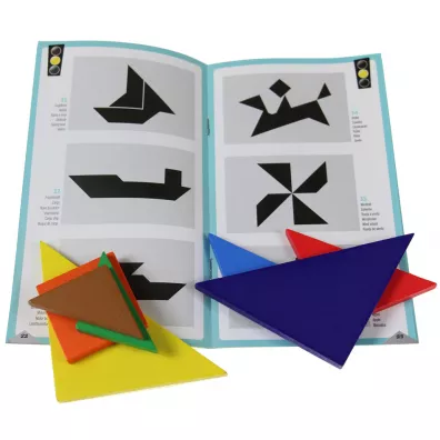 Tangram dla dzieci (w metalowej puszce) Schmidt Spiele-Gry